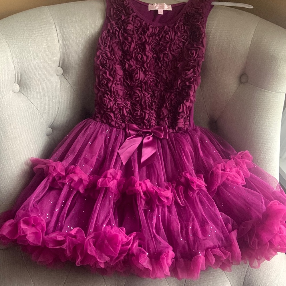 Popatu Tulle Dress with Rosettes